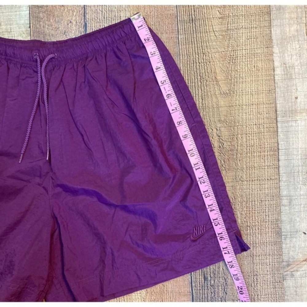 Nike Purple Athletic Shorts Lightweight Elastic Waist Drawstring Size XL EUC - Picture 7 of 8